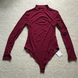 NWT Lulu's Red Bodysuit in Size Large